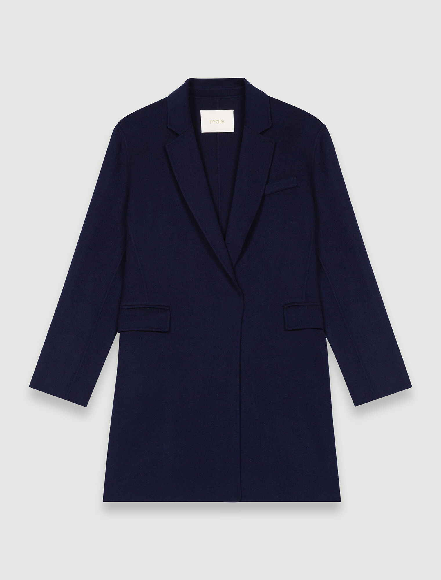Cappotto double-face a giacca