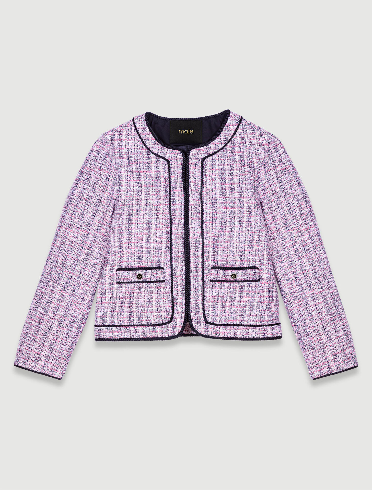 Giacca corta in tweed