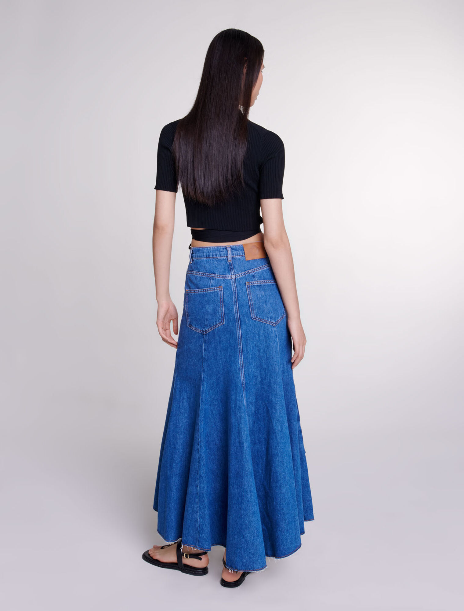 Crop top incrociato