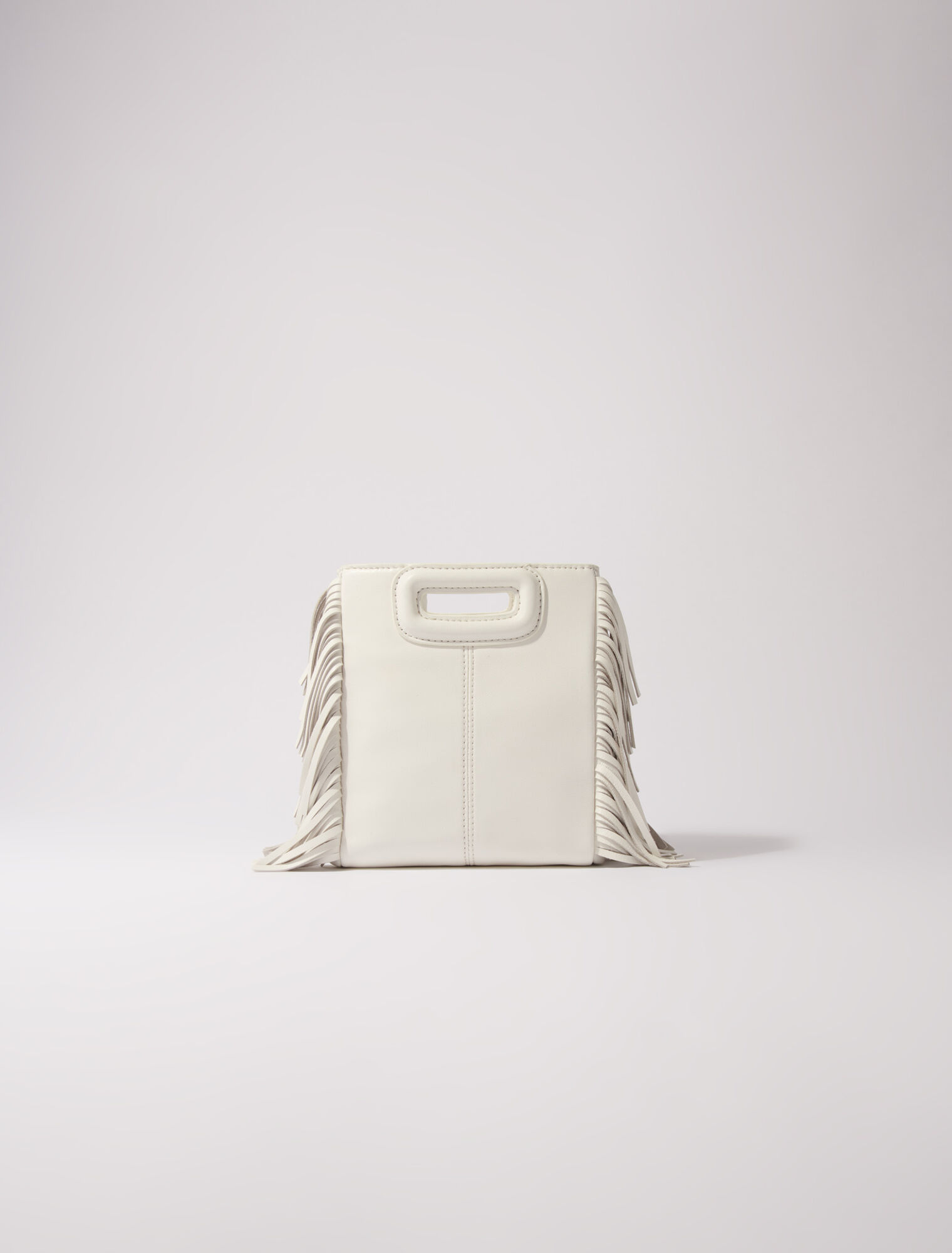 Borsa mini M in pelle con strass
