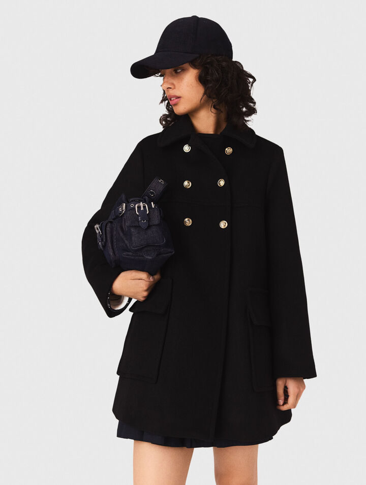 Cappotto in lana mélange