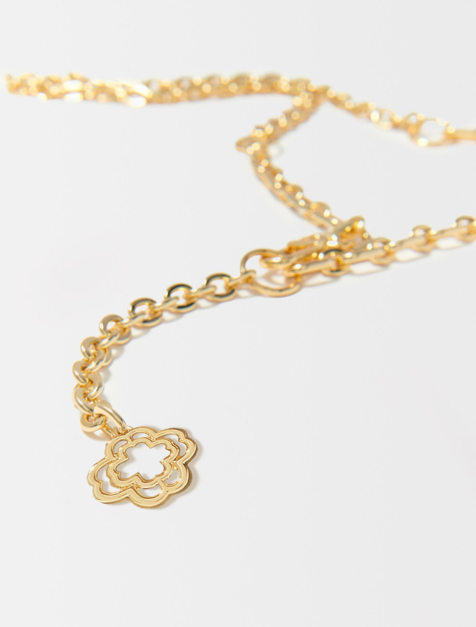 Cintura a catena con logo del Clover