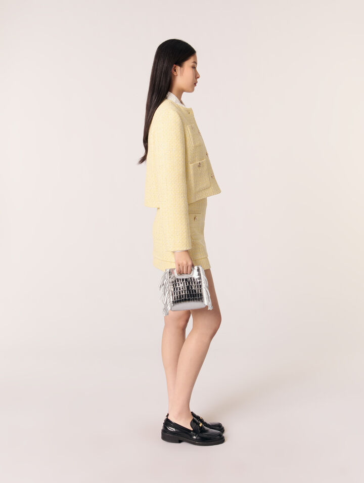 Borsa M Mini in pelle di coccodrillo