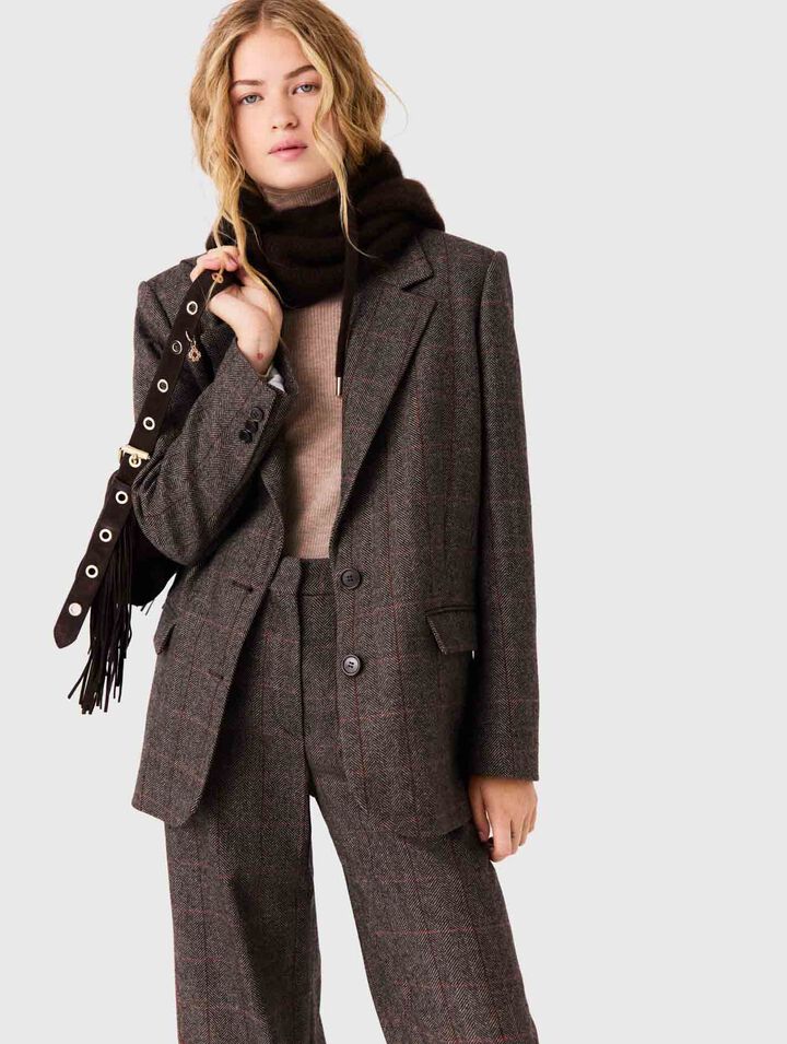 Giacca da tailleur con cintura