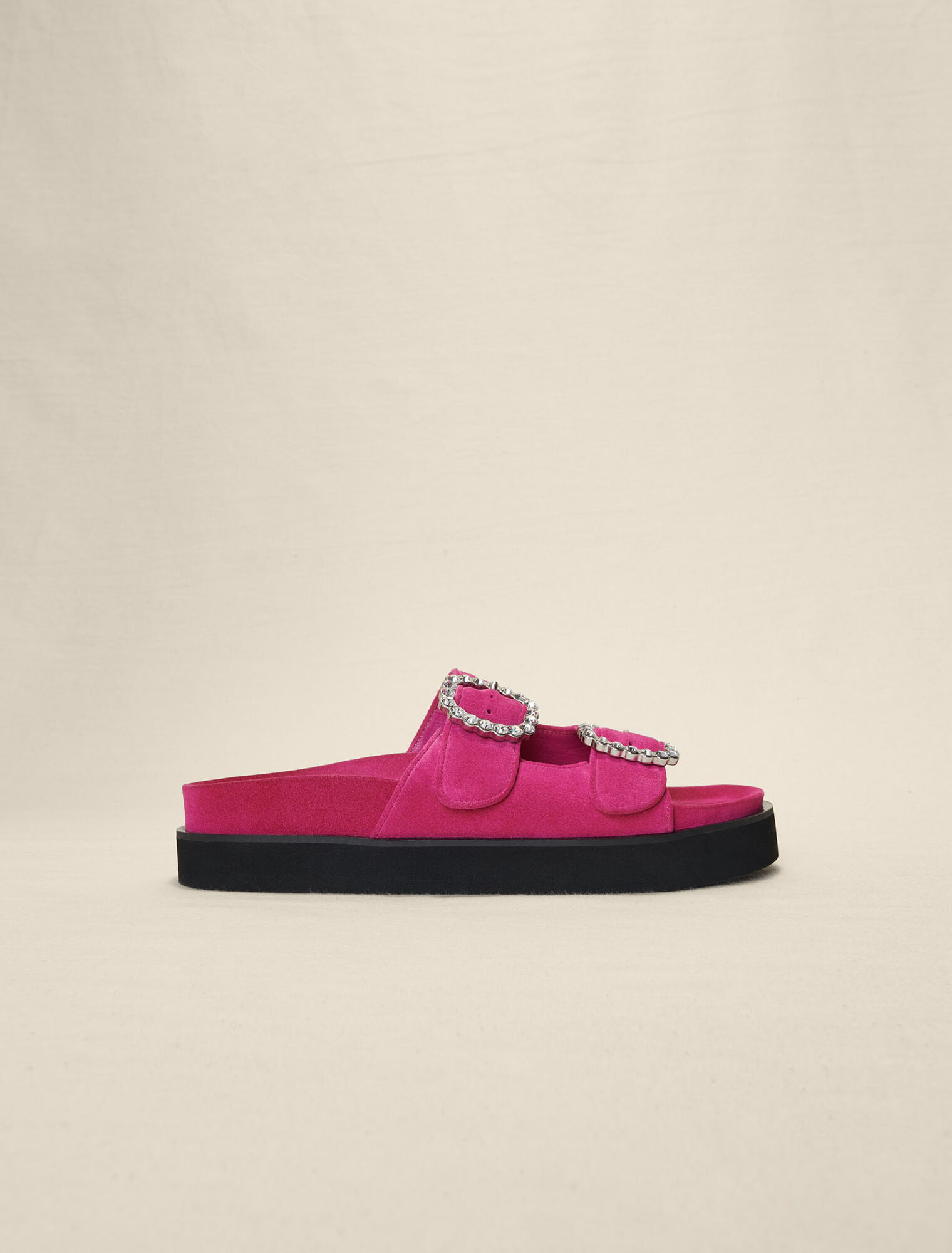 Sandali con plateau e strass