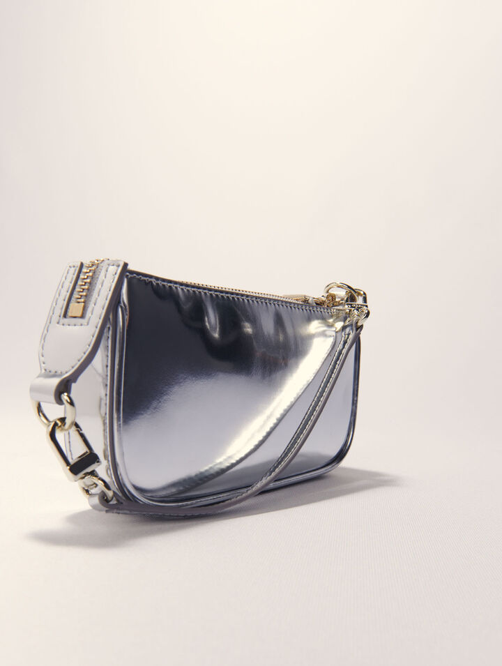 Sarah pochette in pelle specchiata