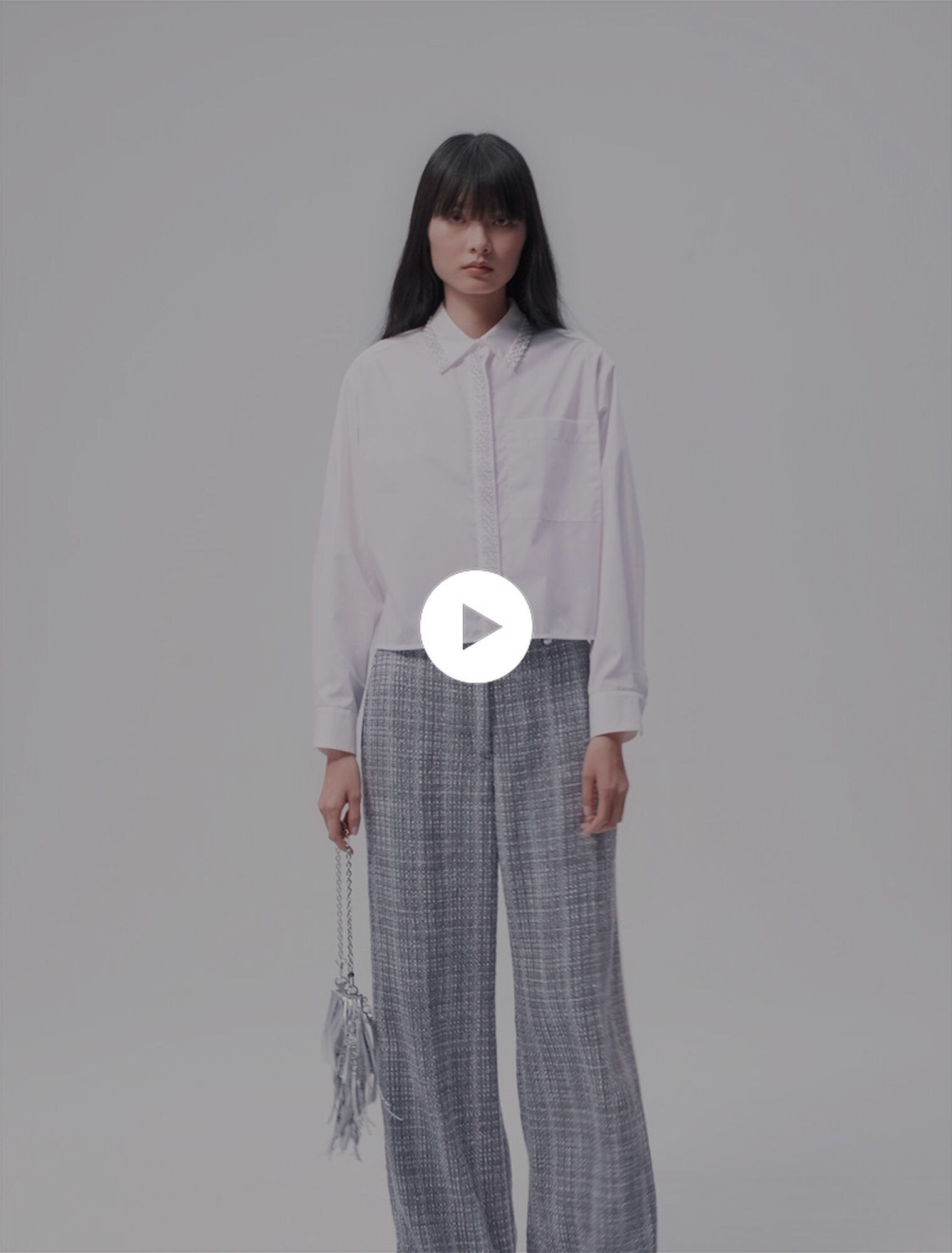 Pantaloni in tweed