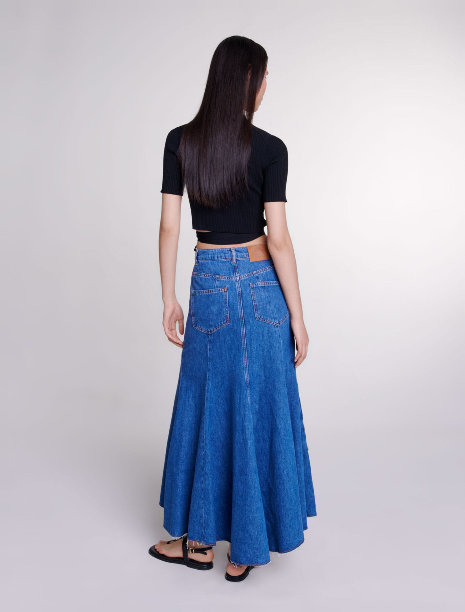 Crop top incrociato