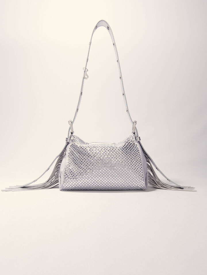 Borsa Miss M Mini metal con strass