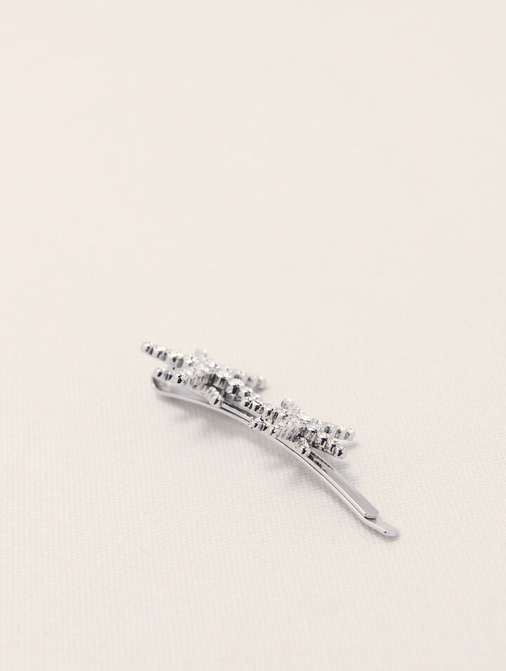 Fermaglio con stelle di strass