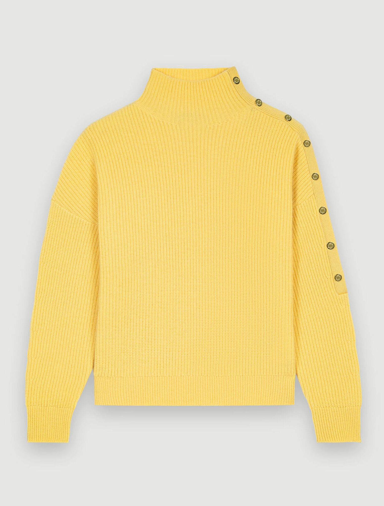 Maglia in cachemire con bottoni