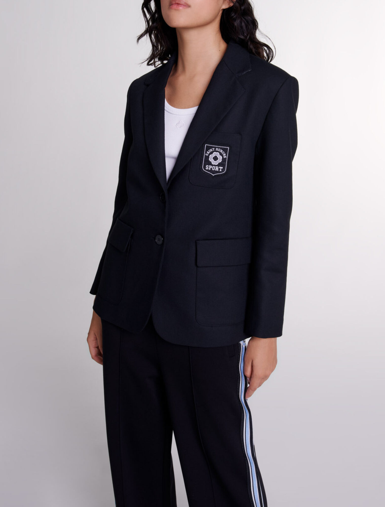Giacca sartoriale con ricamo