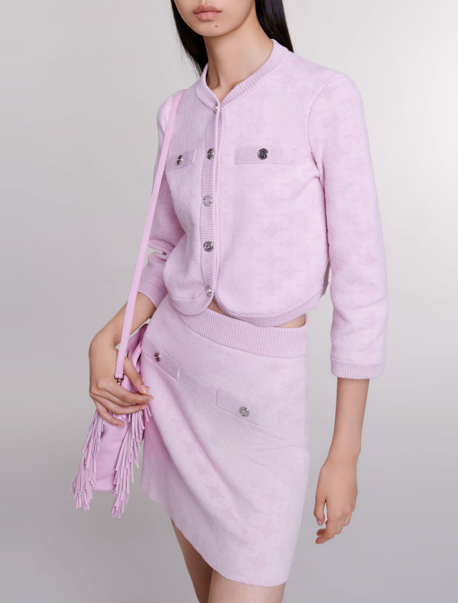 Gonna in maglia jacquard