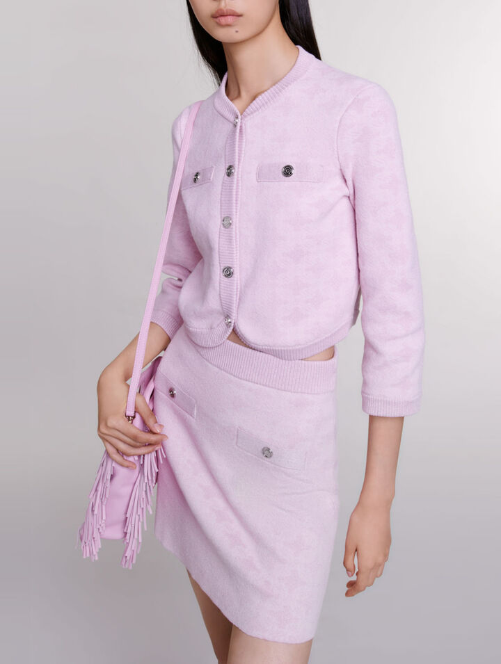 Gonna in maglia jacquard
