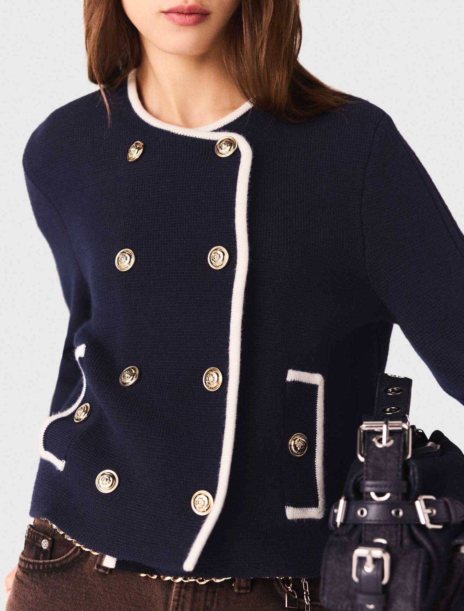 Giacca strutturata in maglia