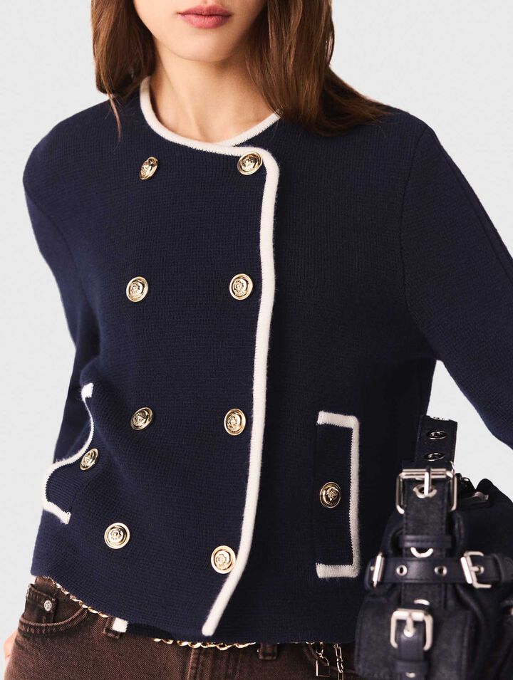 Giacca strutturata in maglia