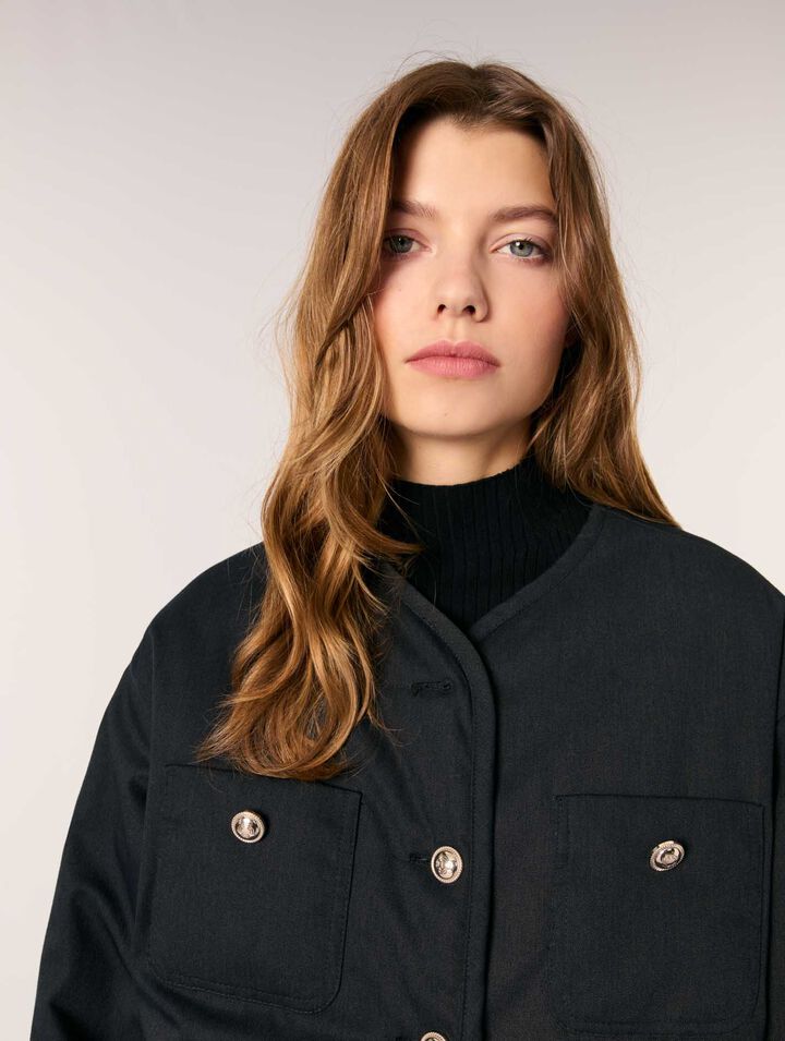 Cappotto trapuntato reversibile
