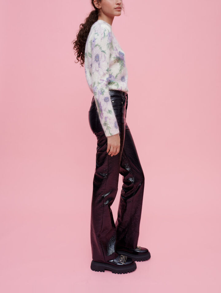 Pantaloni svasati in vinile