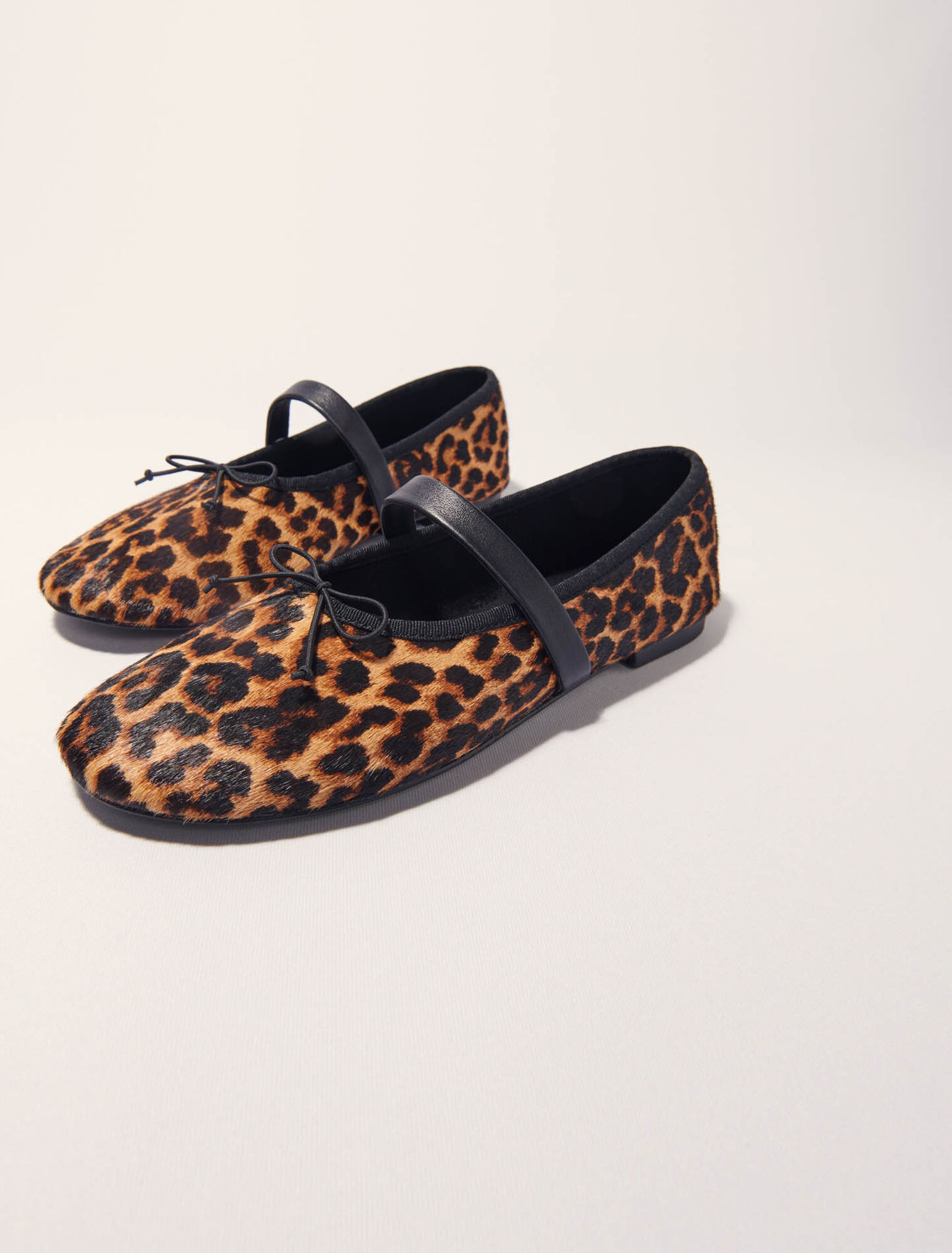 Ballerina in pelle leopardata