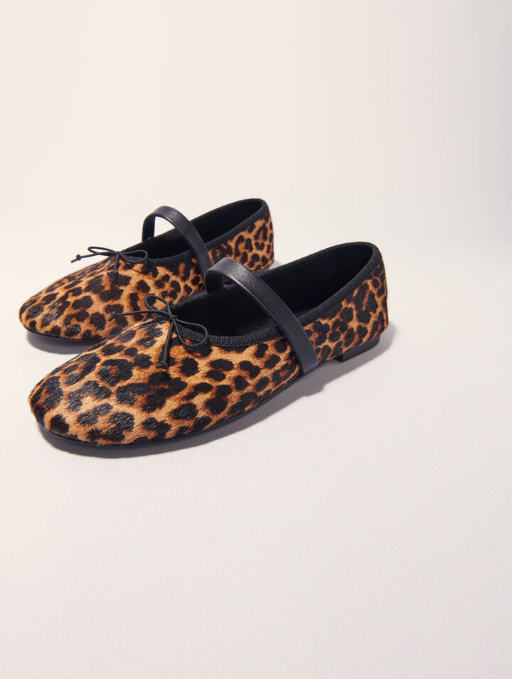 Ballerina in pelle leopardata