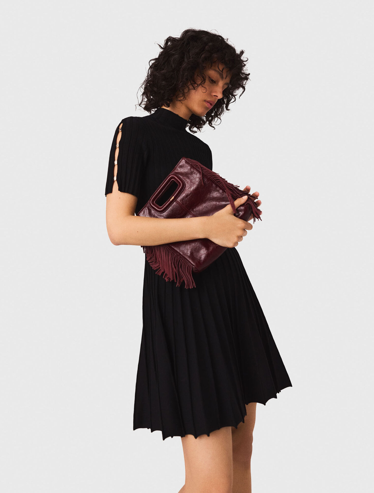 Abito corto in maglia