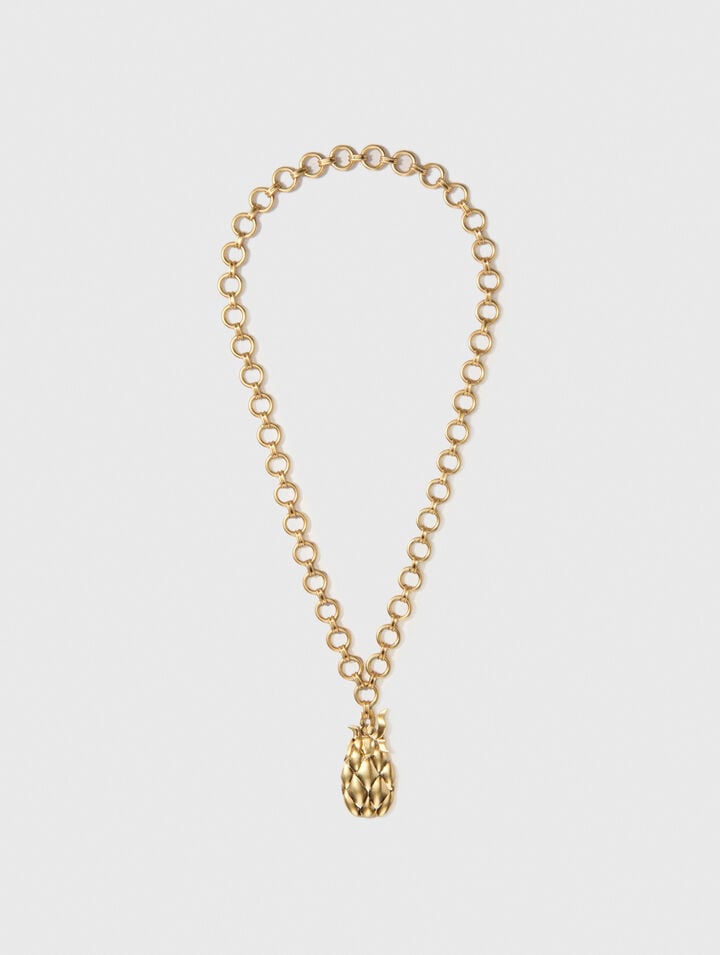 Collana lunga ananas
