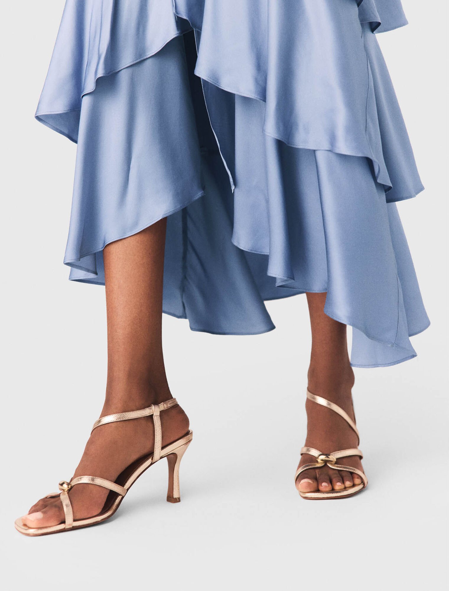 Sandali multilistini metallizzati