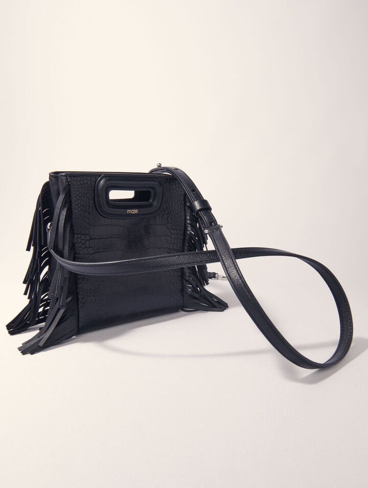 Borsa M Mini in pelle di coccodrillo