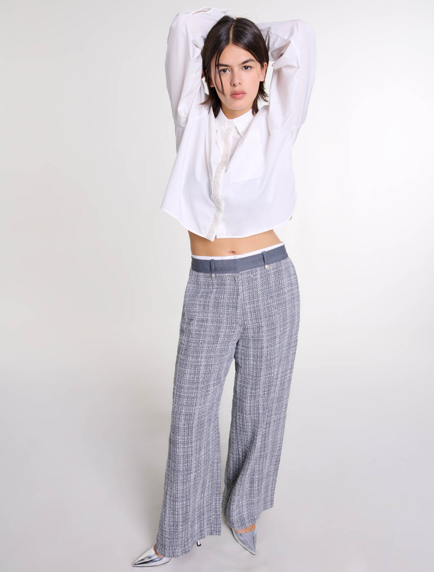 Pantaloni in tweed