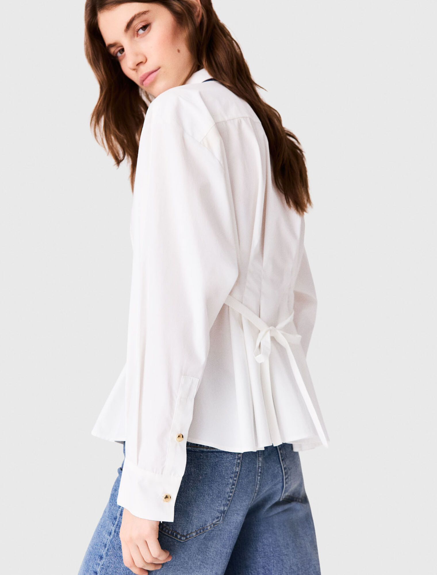 Camicia con lacci sul retro