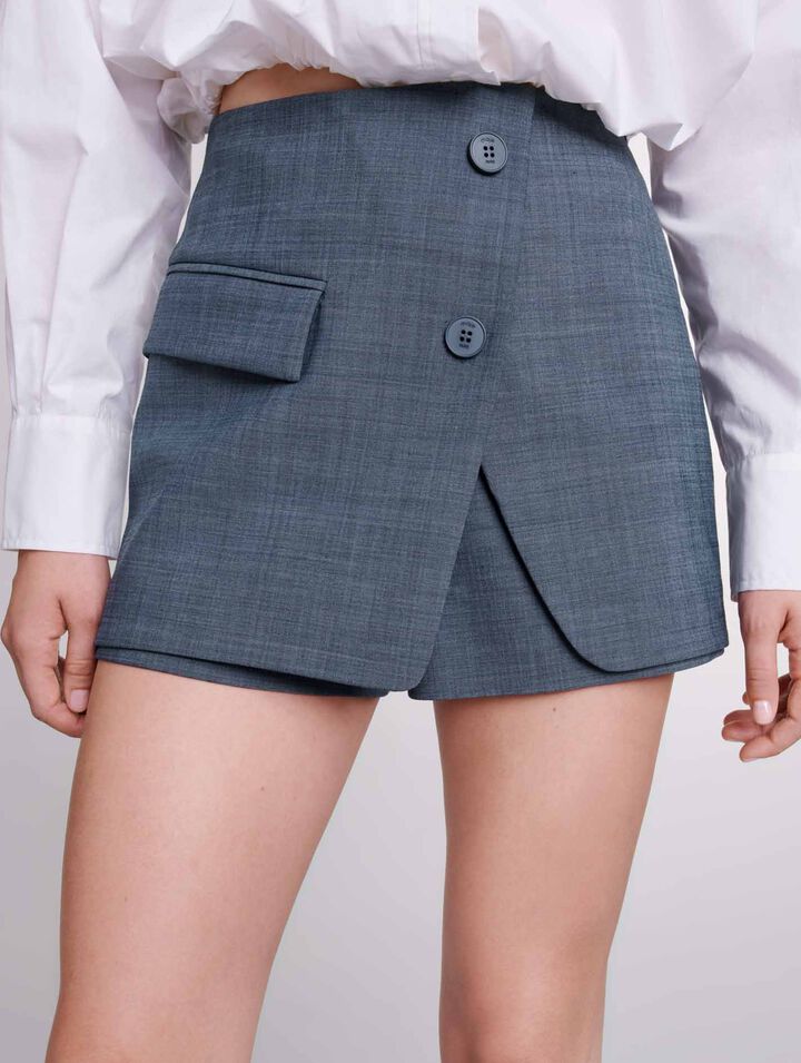 Shorts trompe l'œil