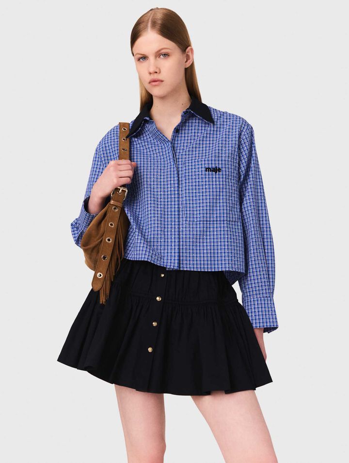 Camicia strass e colletto removibile