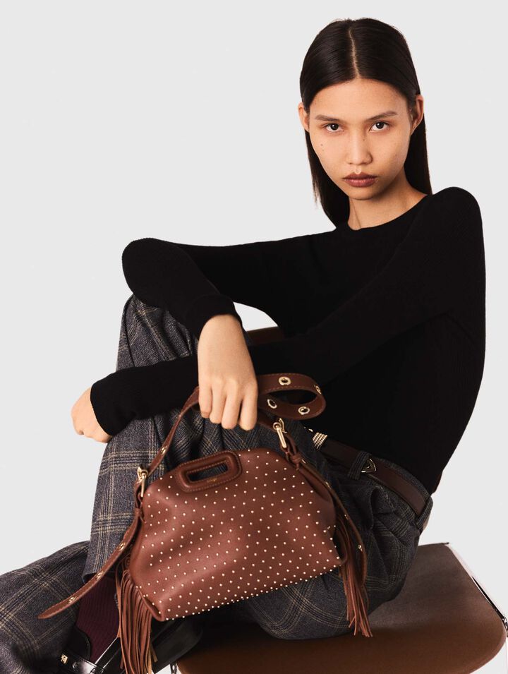 Borsa Miss M in pelle e borchie