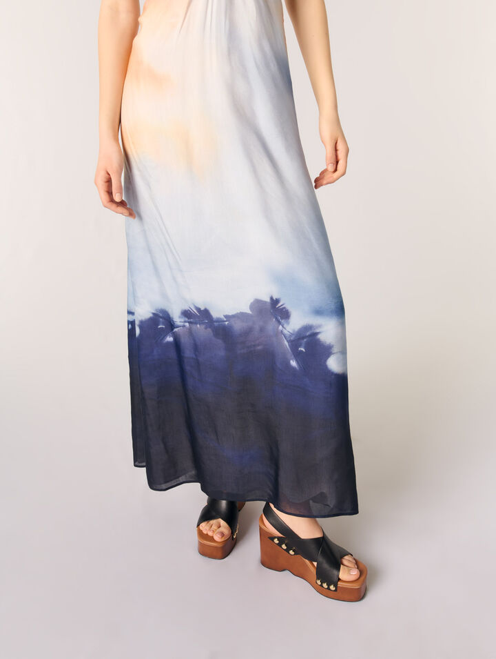 Abito lungo tie & dye