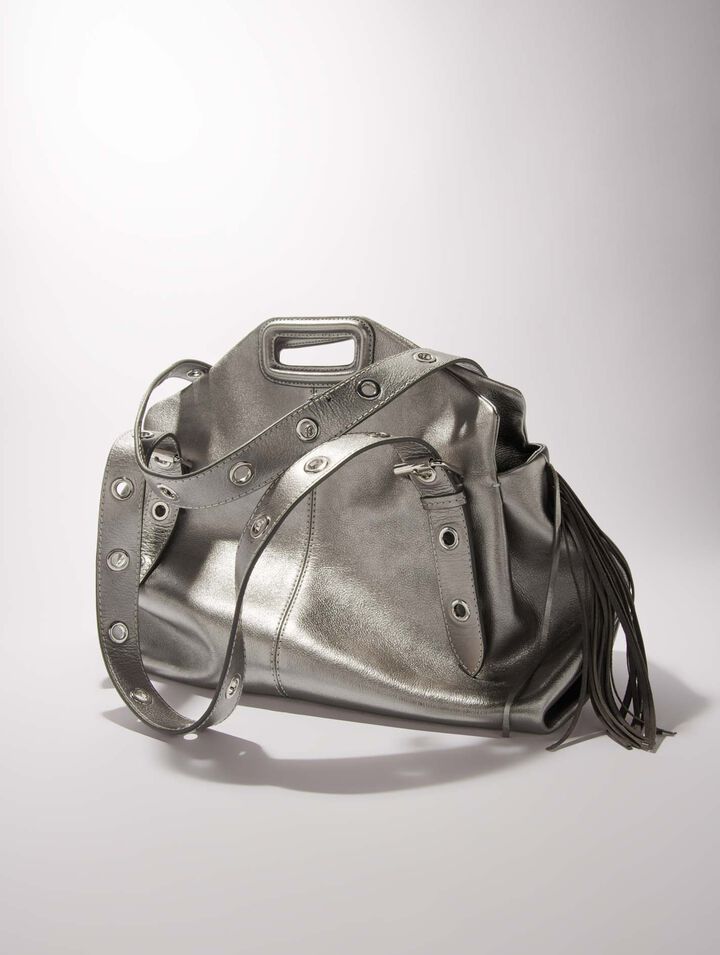 Borsa Miss M XL pelle metallizzata