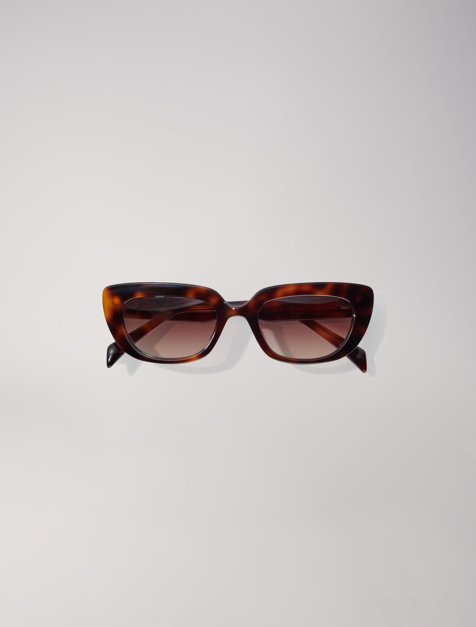 Occhiali sottili cat eye in acetato
