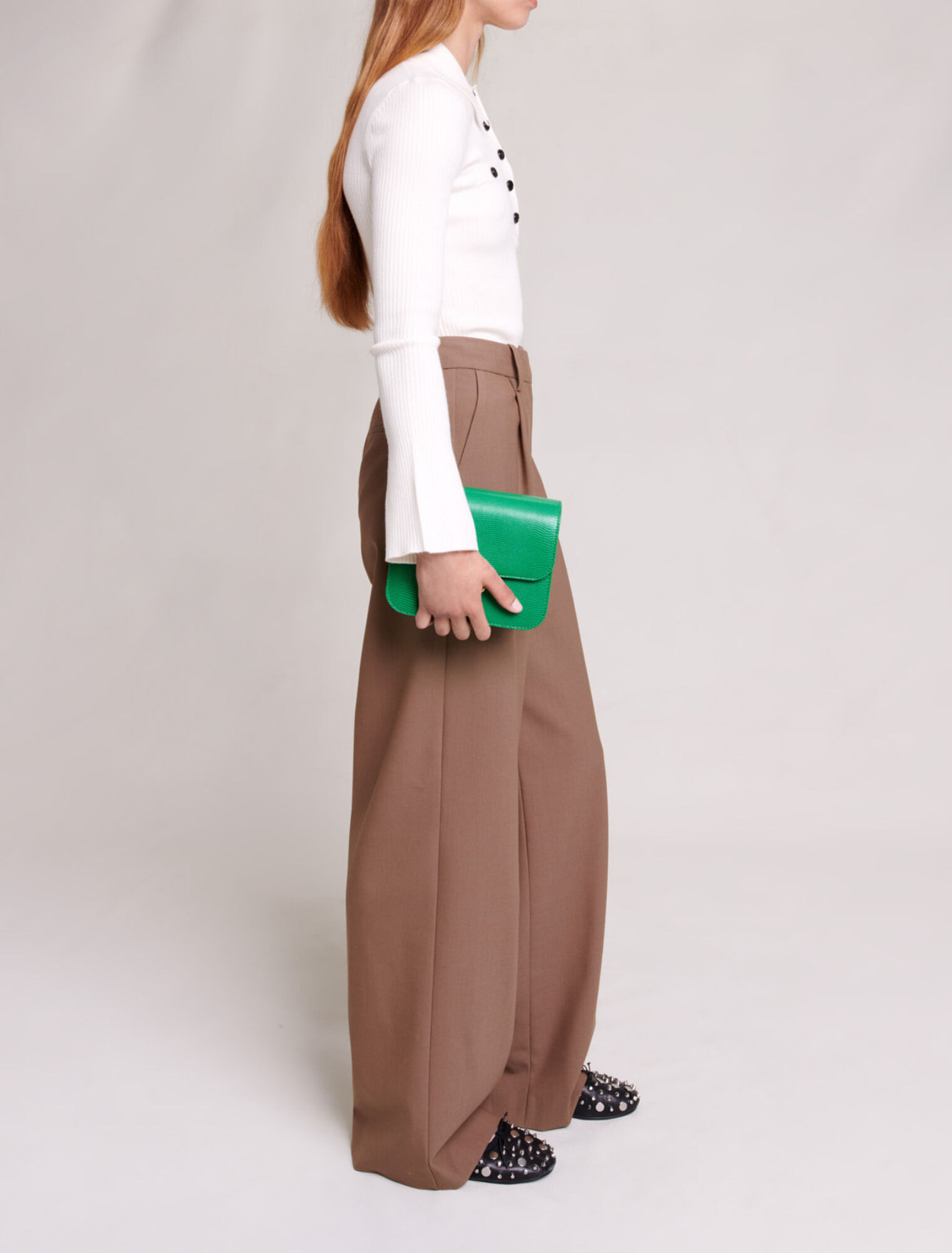 Maglione in maglia con bottoni
