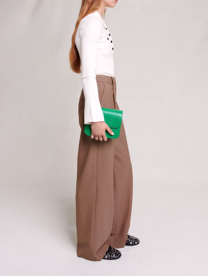 Maglione in maglia con bottoni