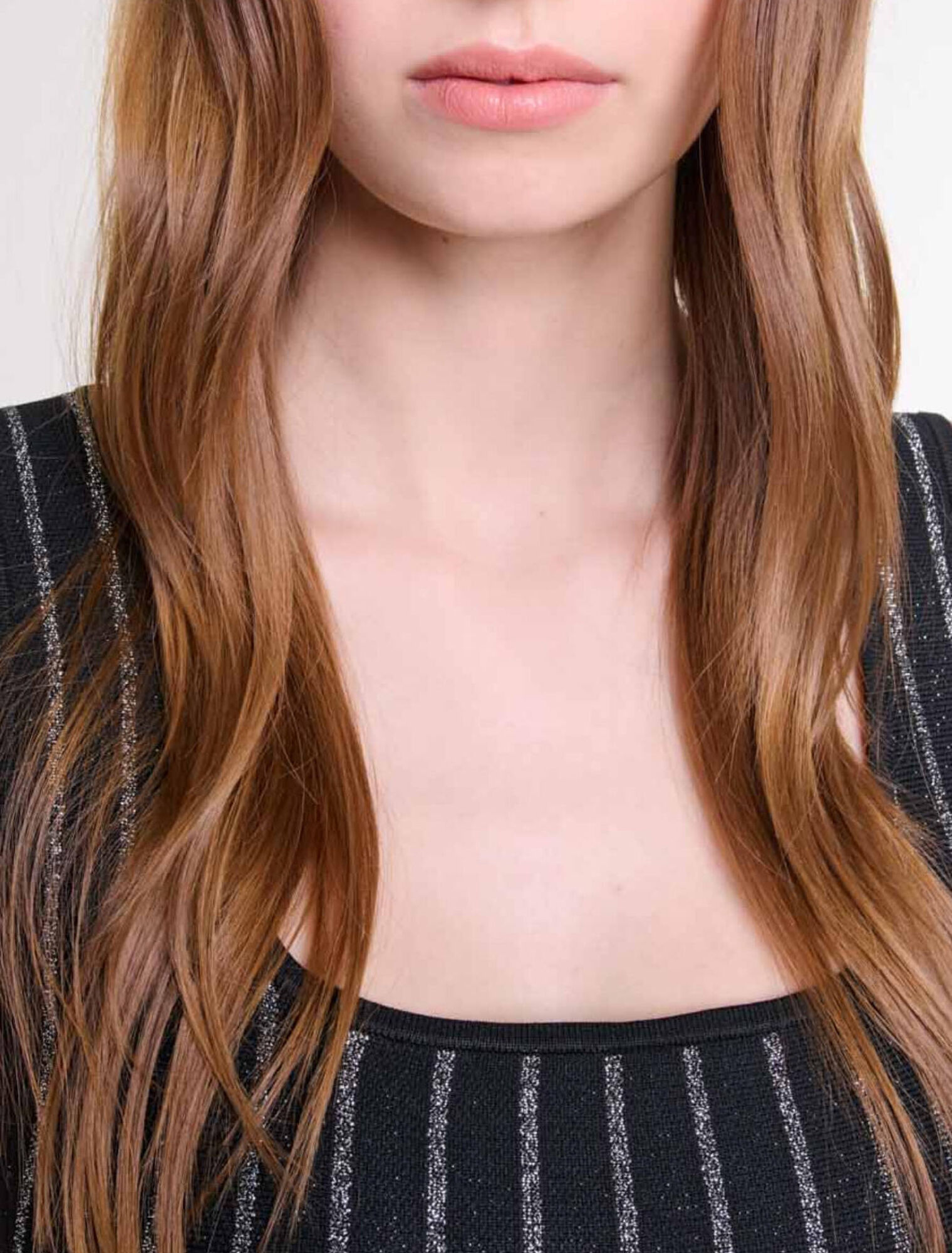 Abito corto in maglia jacquard