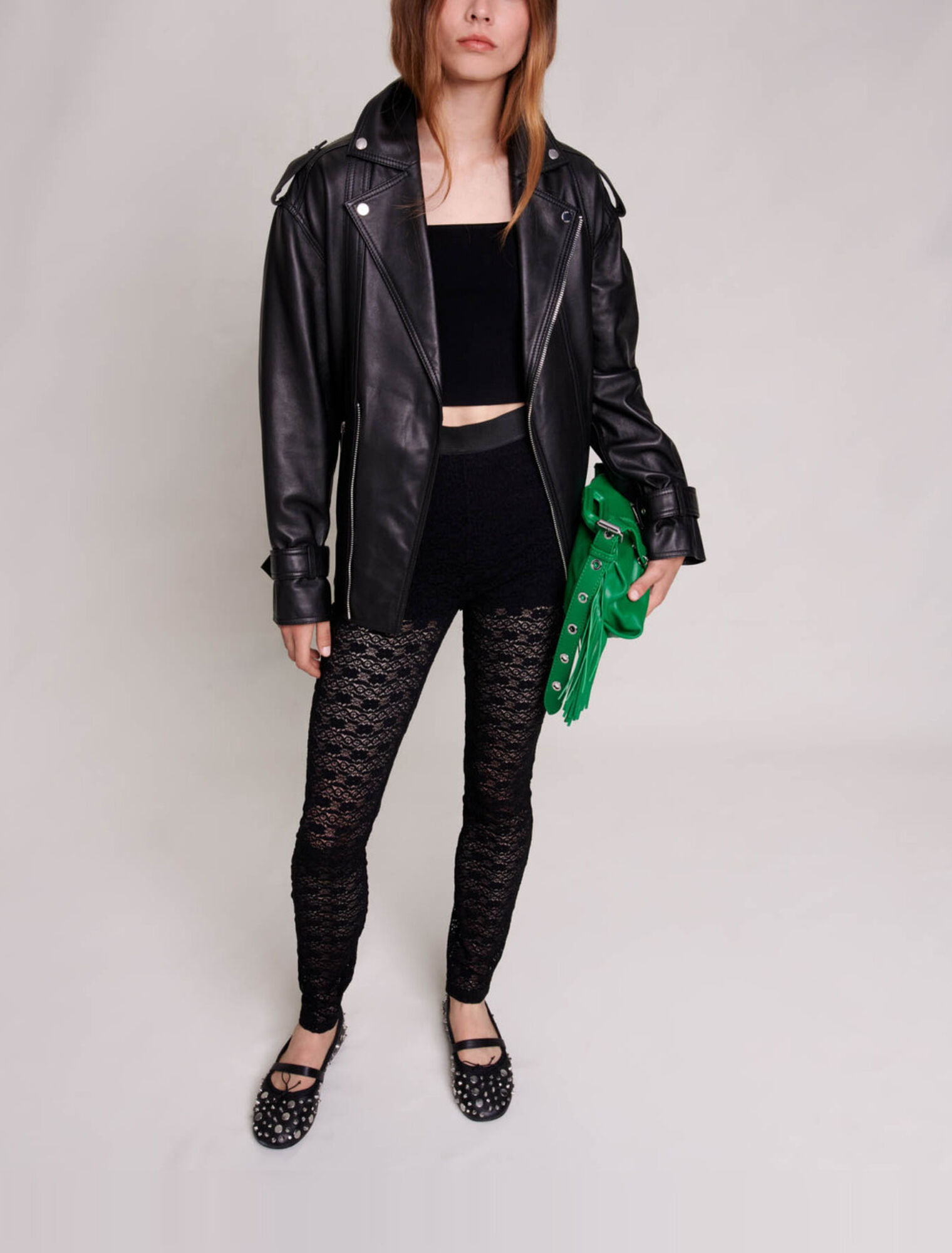 Leggings di pizzo