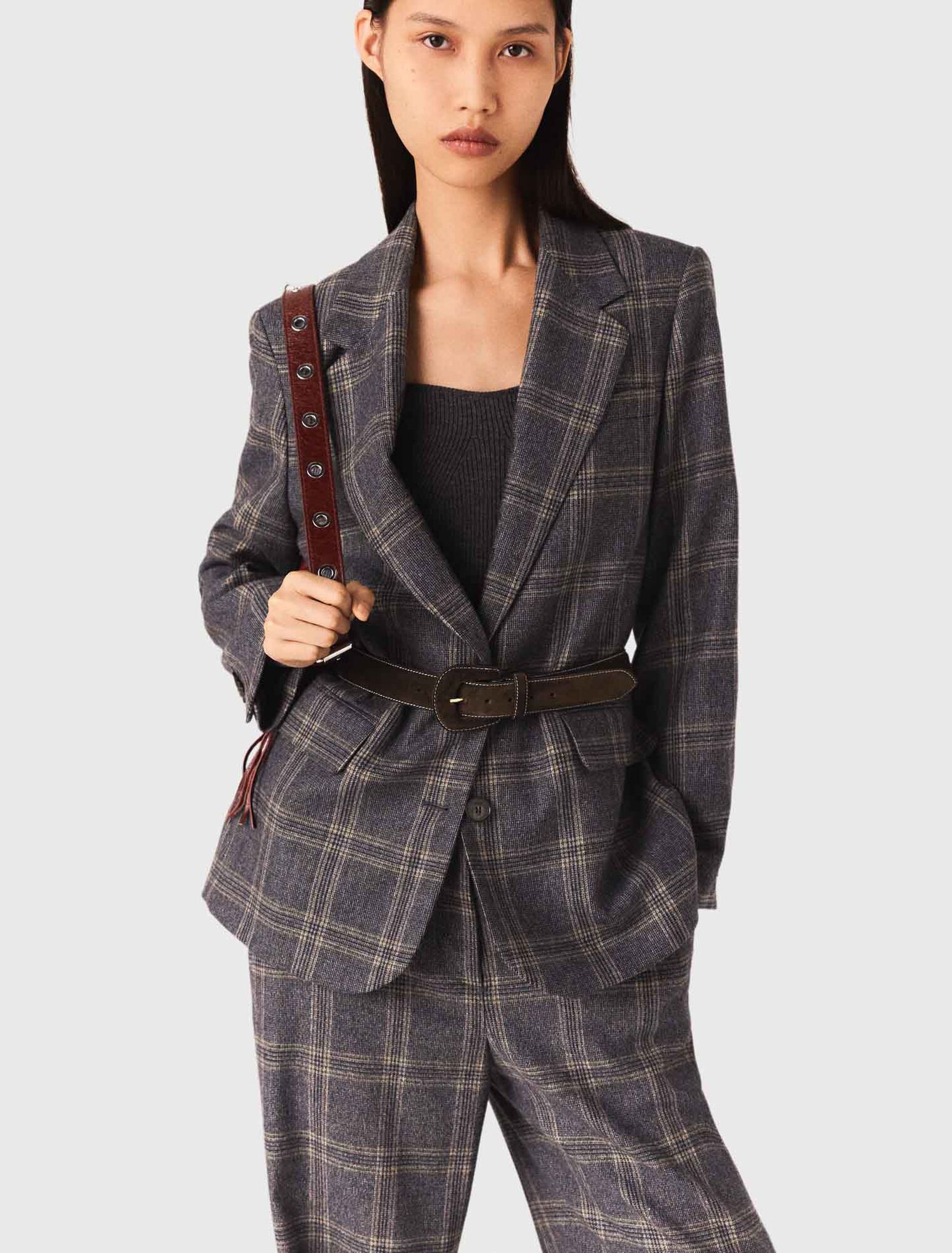 Giacca da tailleur a quadri