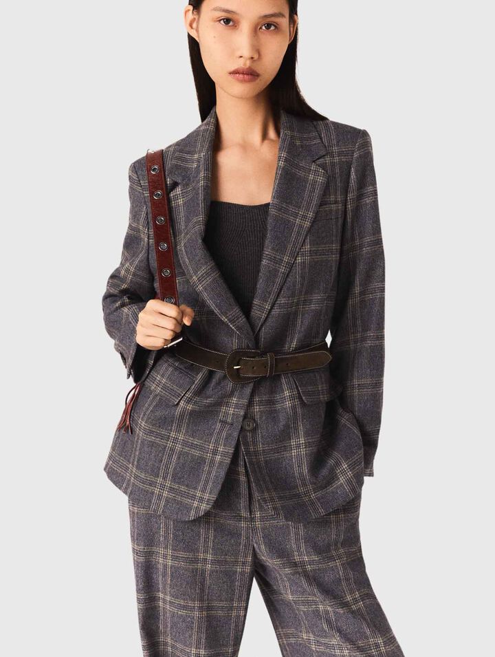 Giacca da tailleur a quadri