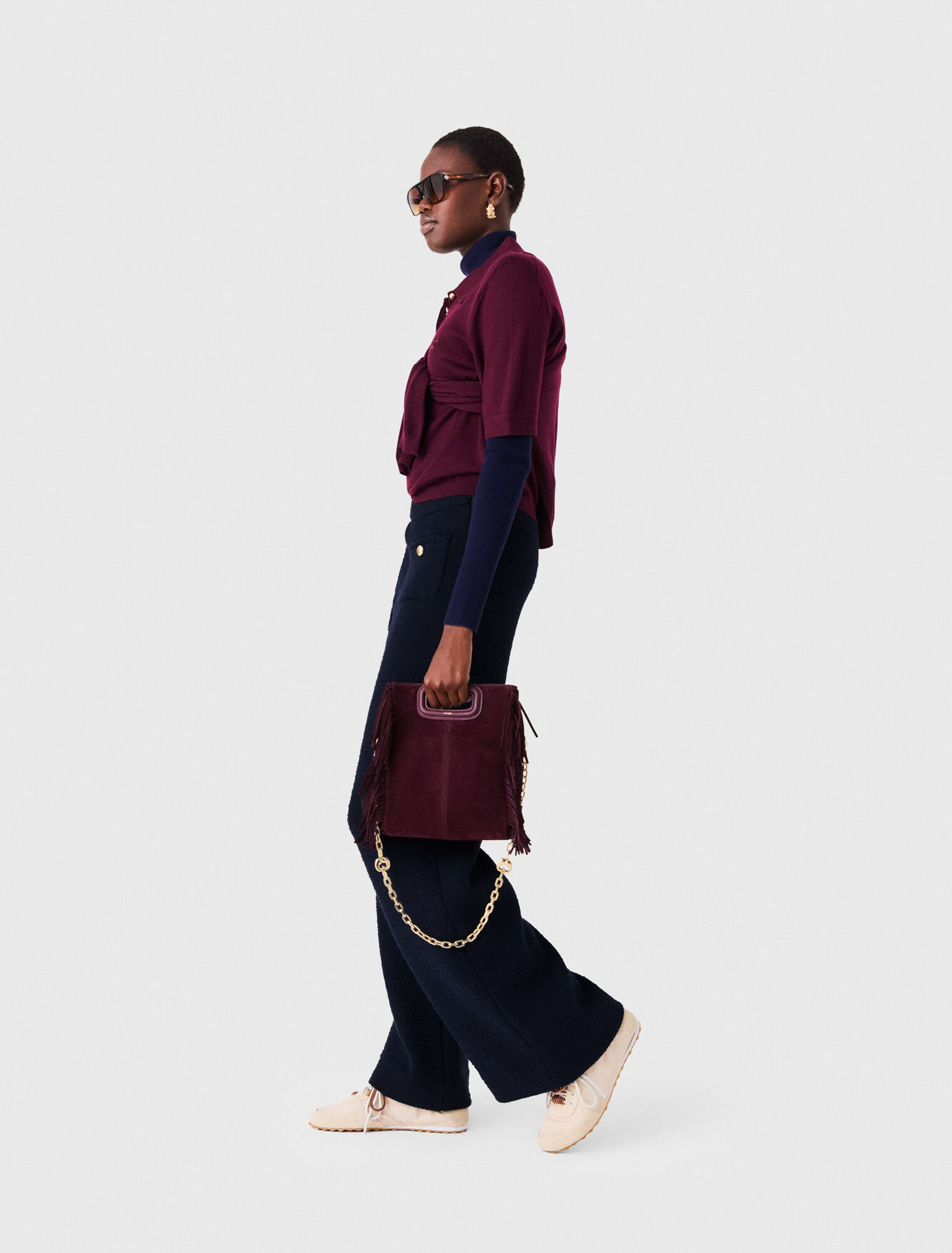 Pantaloni in tweed