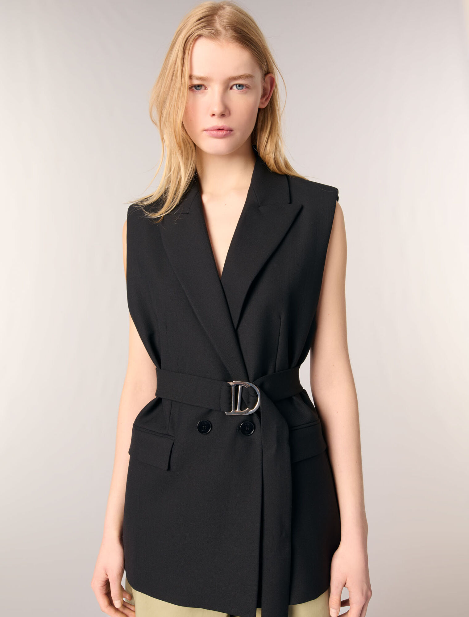Giacca da tailleur senza maniche 