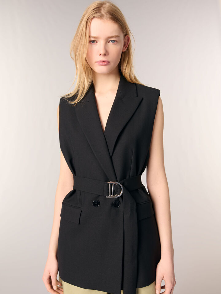 Giacca da tailleur senza maniche 