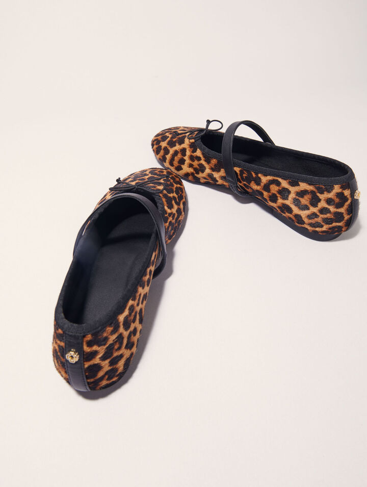Ballerina in pelle leopardata