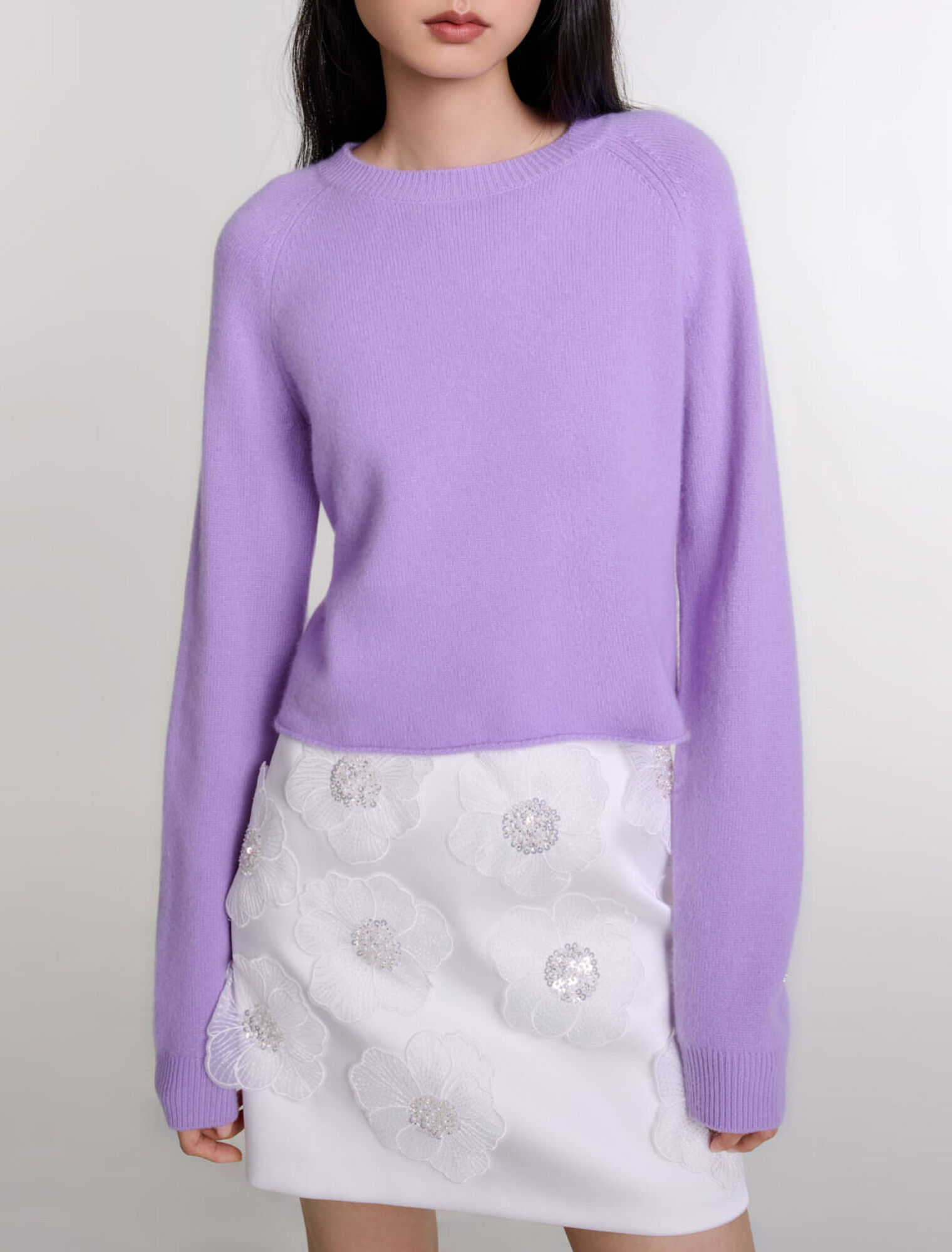 Maglione corto in cashmere