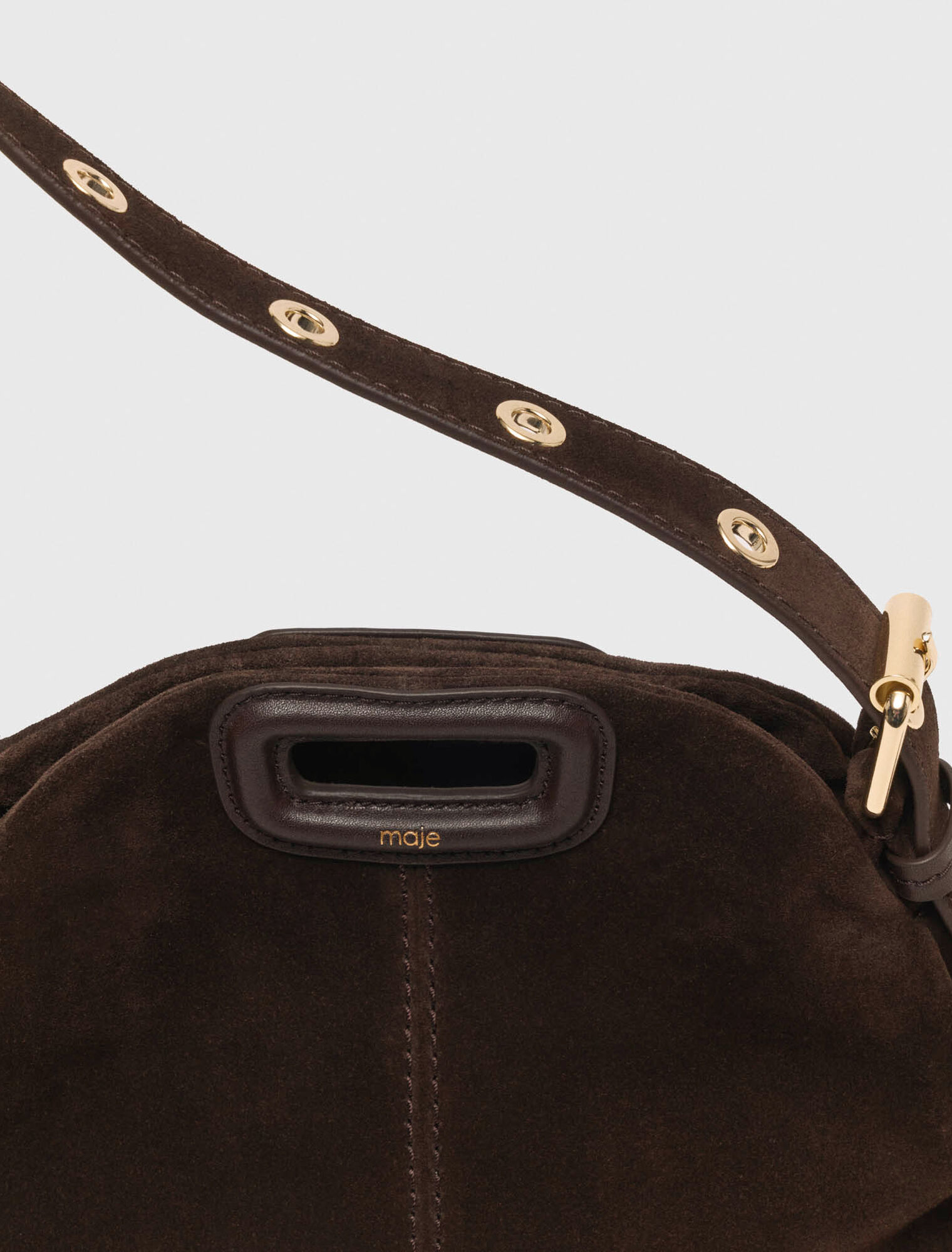 Borsa Miss M Mini in pelle scamosciata