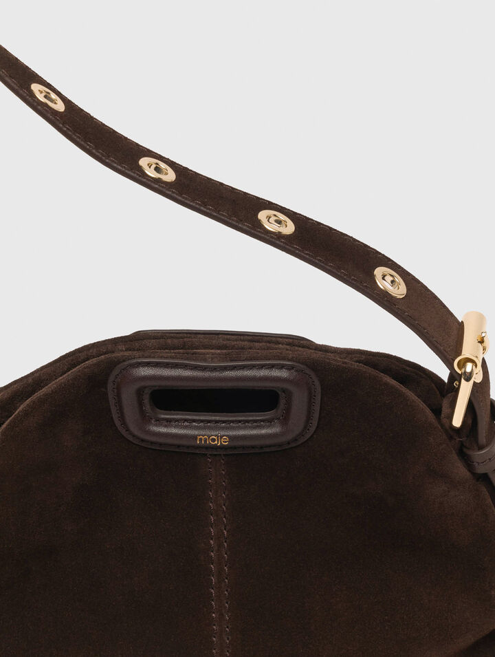 Borsa Miss M Mini in pelle scamosciata