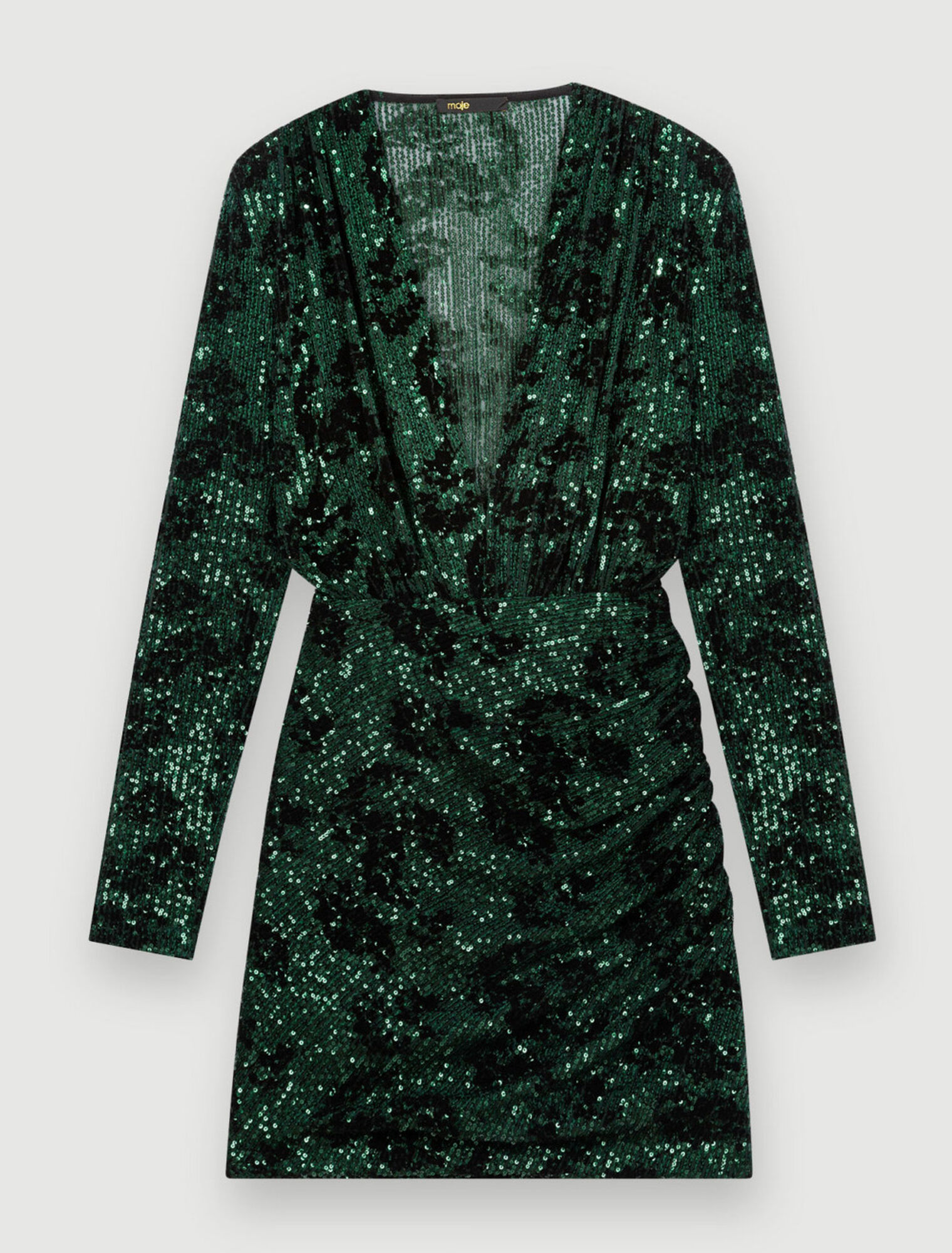 Abito ricamato con paillettes